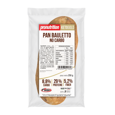Pan Bauletto Nocarbo 250g - Linea Keto Gold Pronutrition