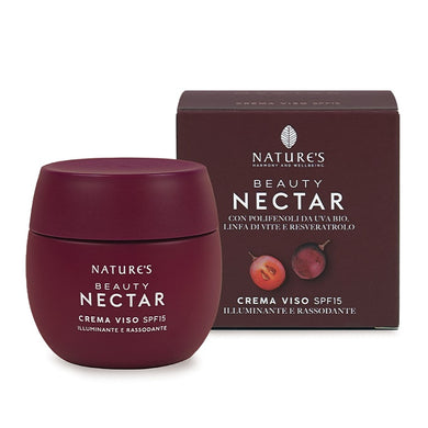 Beauty Nectar - Crema Viso SPF15 - 50ml Nature's