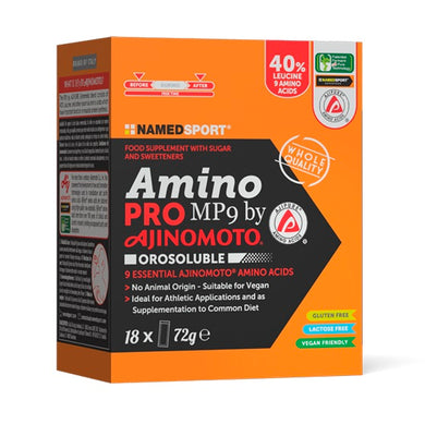 AminoPro MP9 by Ajinomoto 18 x 4g Named Sport