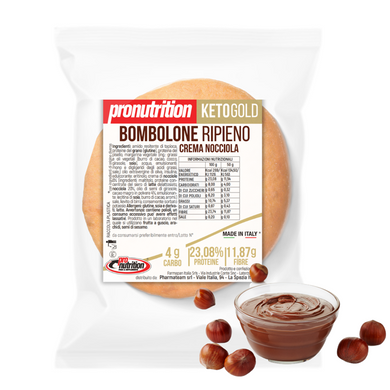 Bombolone Ripieno Nocarbo 50g - Linea Keto Gold Pronutrition