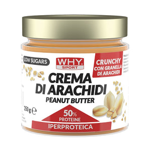 Crema di arachidi Iperproteico Crunchy 350g WHYsport