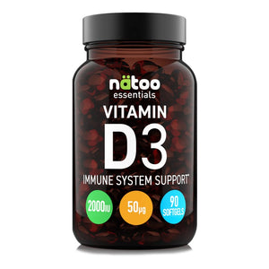 Essentials Vitamin D3 2000 UI 90 cps Natoo