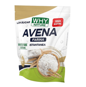 Avena Farina Istantanea Senza Glutine 1000g WHYnature