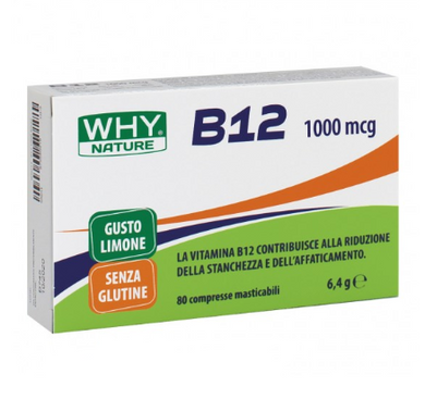 B12 - 80 cpr masticabili WHYnature