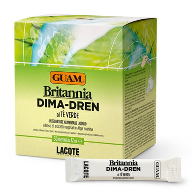 Britannia Dima-Dren al Tè Verde 30 x 12ml Guam
