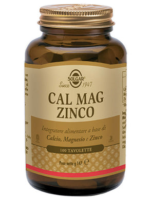 Cal Mag Zinco 100 tavolette Solgar