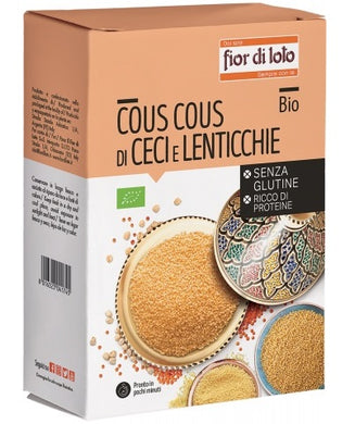 Cous Cous di Ceci e Lenticchie 500g Fior di Loto