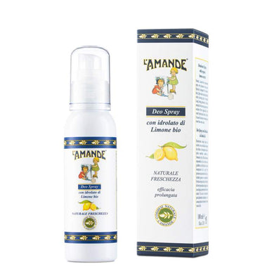 Deodorante con idrolato di Limone Bio Spray 100ml L'Amande