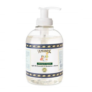 Detergente Liquido agli Oli Essenziali di Mandarino e Menta 300 ml L'Amande