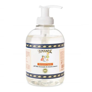 Detergente Liquido all'Olio Essenziale di Arancia Amara 300 ml L'Amande