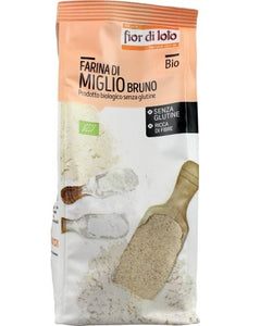 Farina di Miglio Bruno 375g Fior di Loto