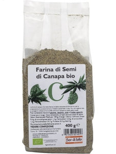 Farina di Semi di Canapa Bio 400g Fior di Loto