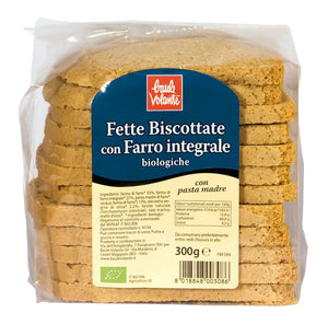 Fette Biscottate Con Farro Integrale 300g Baule Volante