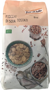 Fiocchi di soia tostati 500g Fior di Loto
