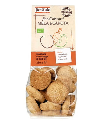 Fior di Biscotti Mela e Carota 250g Fior di Loto
