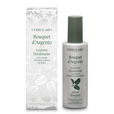 Lozione Deodorante Linea Bouquet d'Argento 100ml L'Erbolario