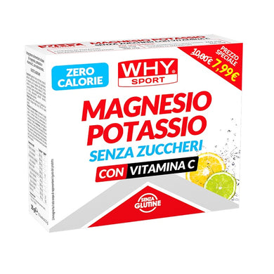 Magnesio Potassio Senza Zuccheri 10 x 3,5g WHYsport