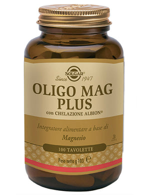 Oligo Mag Plus 100 tavolette Solgar