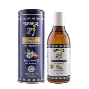 Olio di Mandorle Dolci con Vitamina E 250ml L'Amande