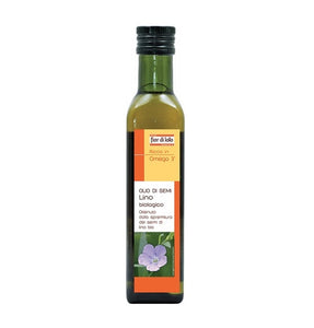 Olio di Semi di Lino Bio 250 ml Fior di Loto