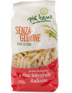 Penne Biologiche di Riso Integrale 340g Più bene