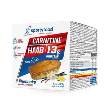 Plumcake Plus 4 x 45g Sportyfood