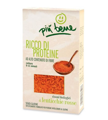 Risoni di Lenticchie Rosse 300g Più bene