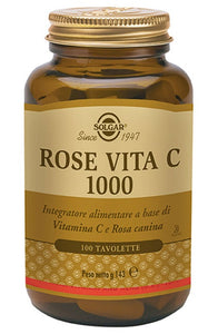 Rose Vita C 1000 - 100 tavolette Solgar