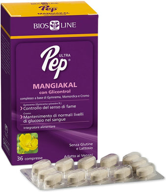 Ultra Pep® MangiaKal con Glicontrol 36 cpr Bios Line