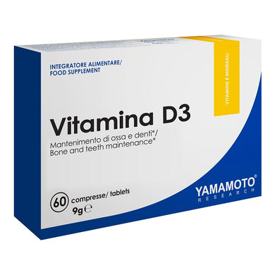 Vitamina D3 - 60 cpr Yamamoto Nutrition