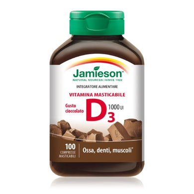 Vitamina D3 masticabile 100 cpr Jamieson