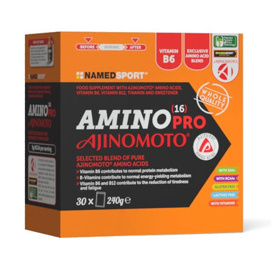 Amino Pro 16 Ajinomoto 30 x 8g Named Sport