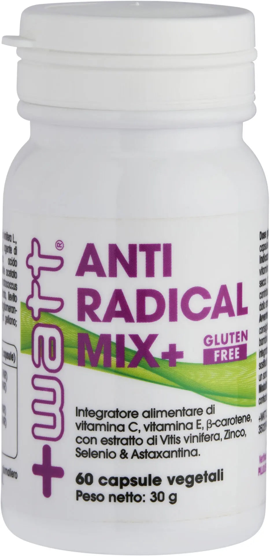 +watt Antiradical Mix+ 60cps: Integratore Antiossidante per Sistema ...