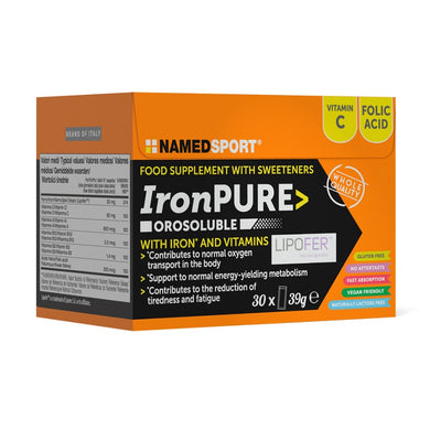 Iron Pure Orosolubile 30 x 1,3 gr Named Sport