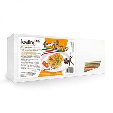 Spaghetti Tricolore +Fibre 500g FeelingOk
