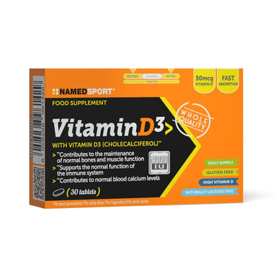 Vitamin D3 - 30 cpr Named Sport